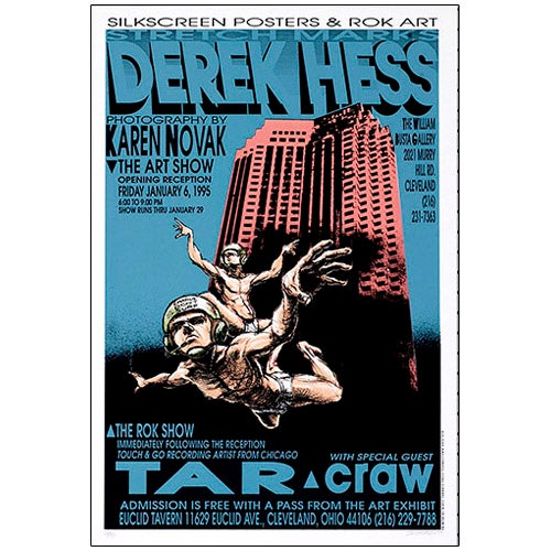 Derek Hess - 1997 - Limp Bizkit Concert Poster Fred Durst Nu